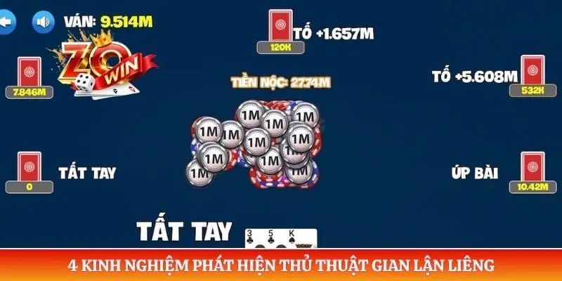 Bài Liêng Bịp - Tổng Hợp Các Thủ Thuật Và Cách Phòng Tránh 5 4 kinh nghiệm phát hiện thủ thuật gian lận liêng