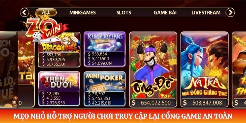 Hướng Dẫn Cách Vào ZOWIN Khi Bị Chặn Dành Cho Hội Viên Mới 5 Mẹo nhỏ hỗ trợ người chơi truy cập lại cổng game an toàn